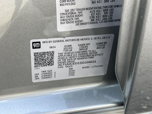 2025 GMC Sierra 1500 Vehicle Photo in TURLOCK, CA 95380-4918