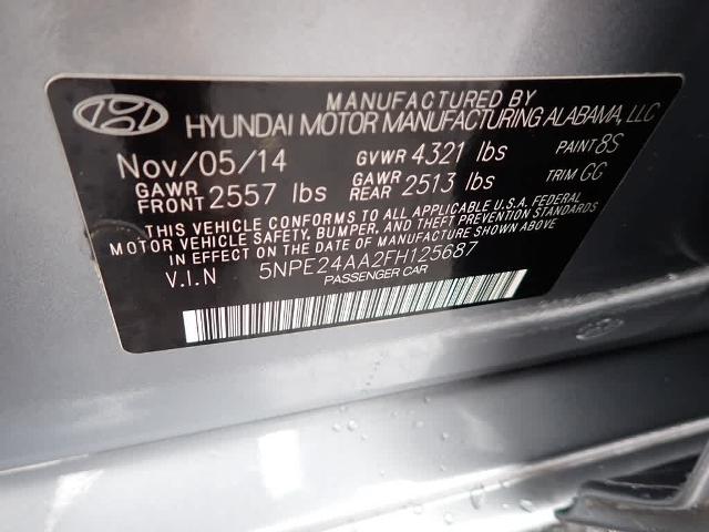 2015 Hyundai SONATA Vehicle Photo in ZELIENOPLE, PA 16063-2910