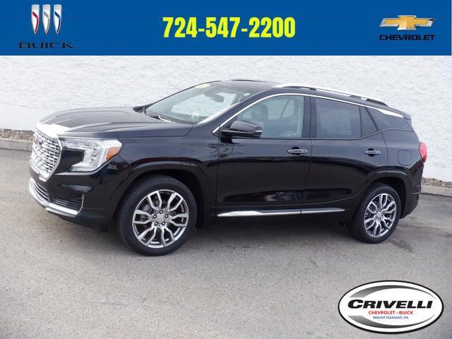 Used 2023 GMC Terrain Denali with VIN 3GKALXEG7PL134208 for sale in Mount Pleasant, PA