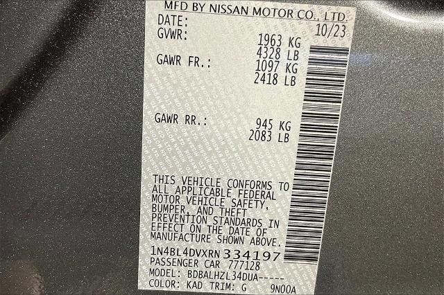 2024 Nissan Altima Vehicle Photo in Tulsa, OK 74129