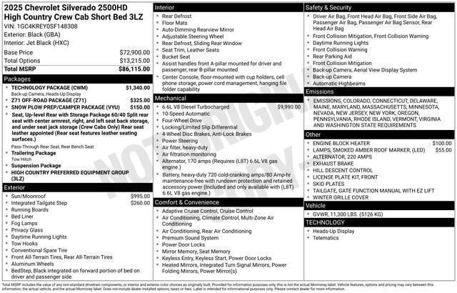 2025 Chevrolet Silverado 2500 HD Vehicle Photo in BROCKTON, MA 02301-7113