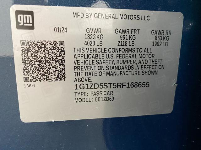 2024 Chevrolet Malibu Vehicle Photo in Appleton, WI 54913