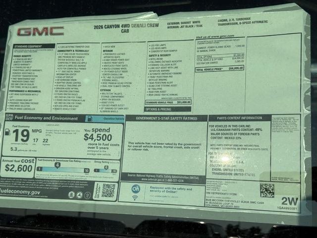 2026 GMC Canyon Vehicle Photo in COLUMBIA, MO 65203-3903