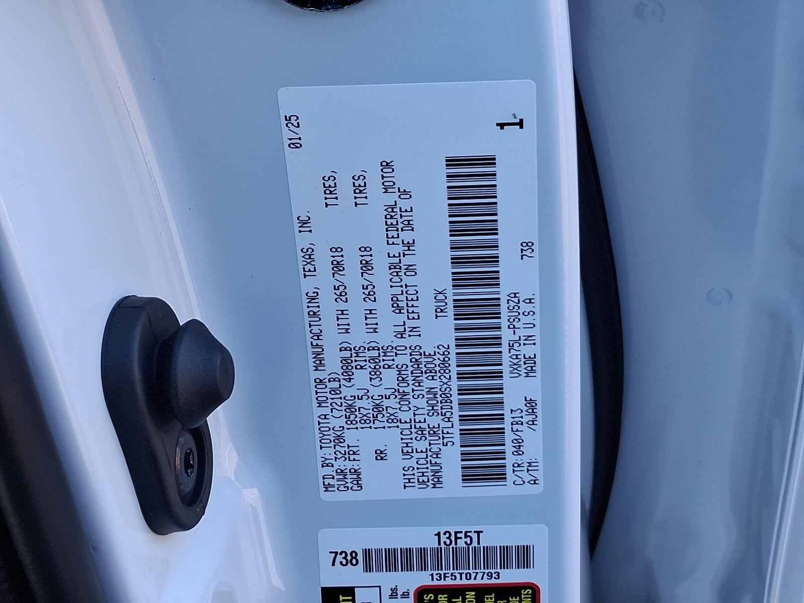 2025 Toyota Tundra 4WD Vehicle Photo in Trevose, PA 19053