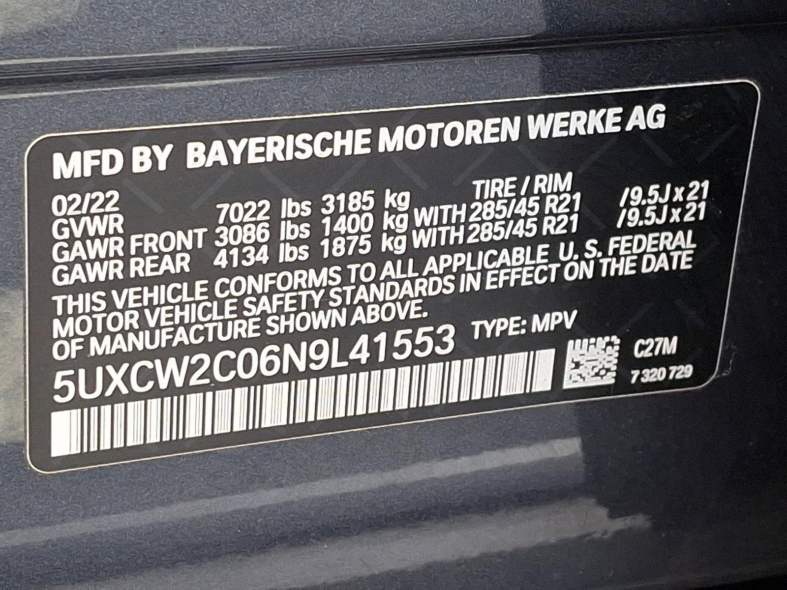 2022 BMW X7 xDrive40i Vehicle Photo in Lancaster, PA 17601