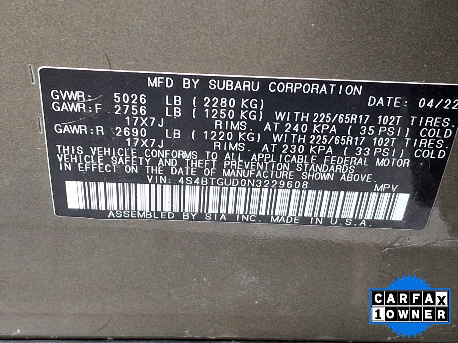 2022 Subaru Outback Vehicle Photo in Harrisburg, PA 17111