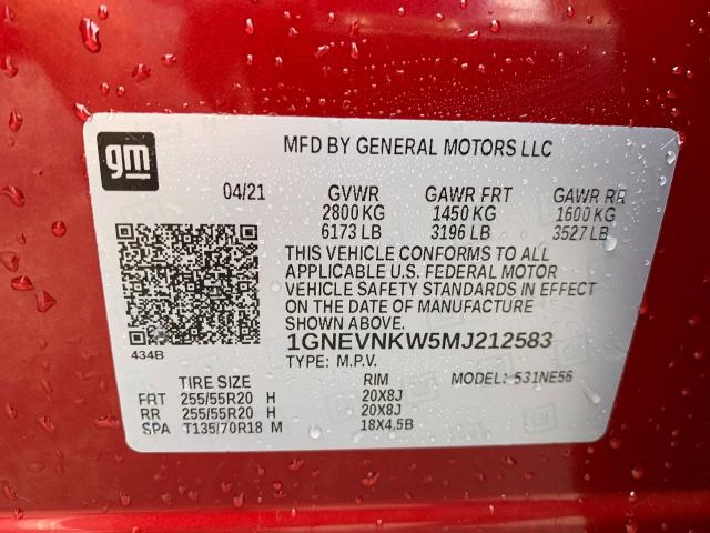 2021 Chevrolet Traverse Vehicle Photo in APPLETON, WI 54914-4656