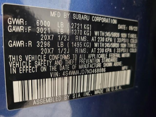 2022 Subaru Ascent Vehicle Photo in Oshkosh, WI 54904