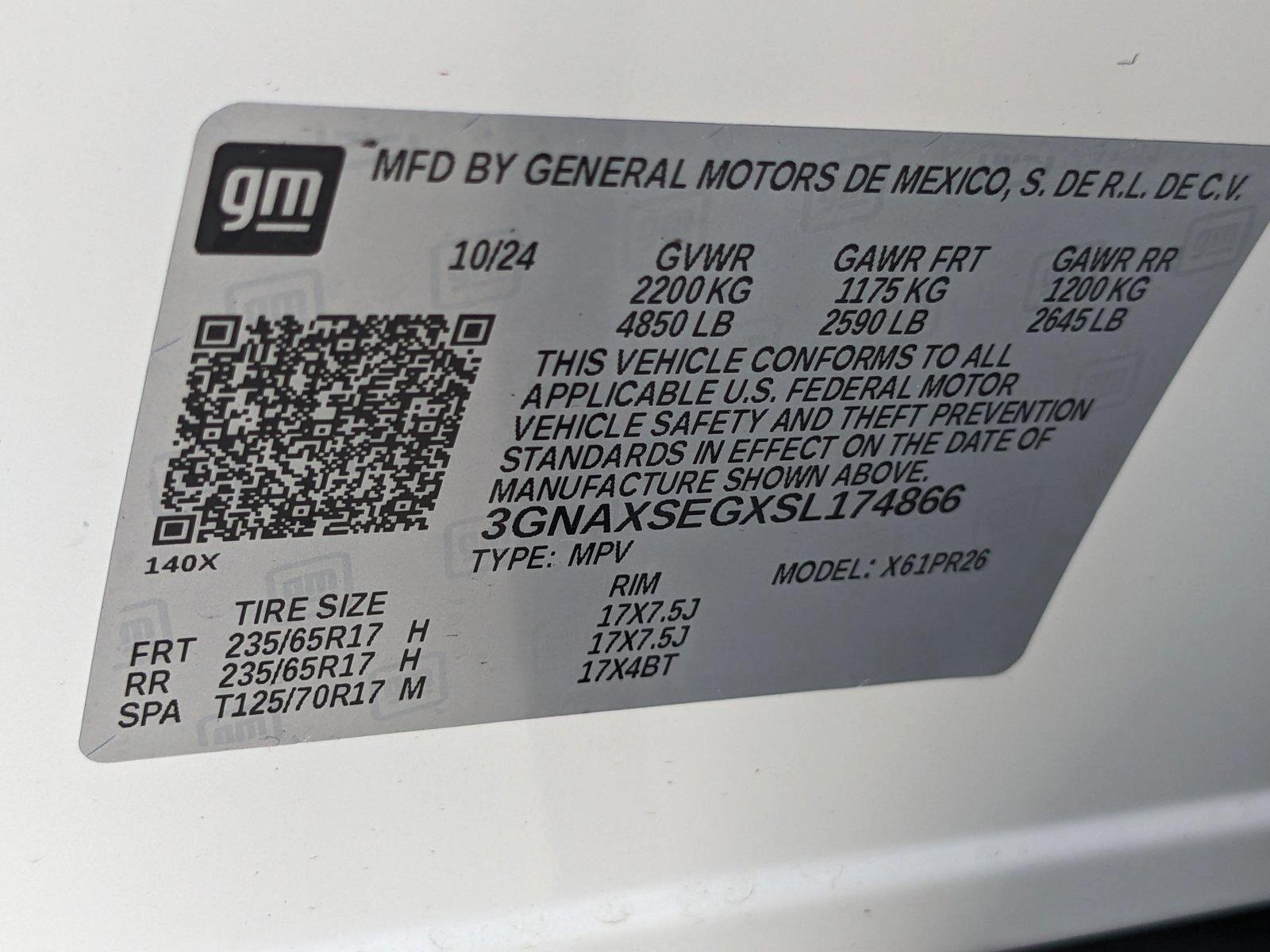 2025 Chevrolet Equinox Vehicle Photo in MIAMI, FL 33172-3015