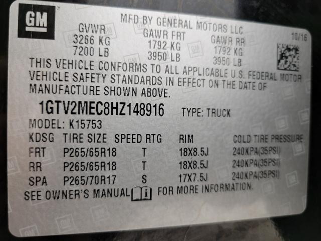 2017 GMC Sierra 1500 Vehicle Photo in NEENAH, WI 54956-2243