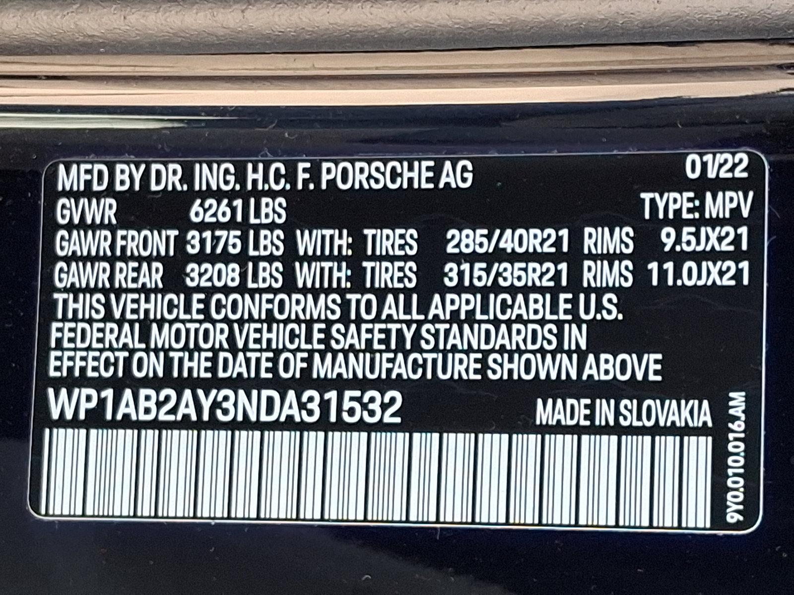 2022 Porsche Cayenne Vehicle Photo in Lancaster, PA 17601