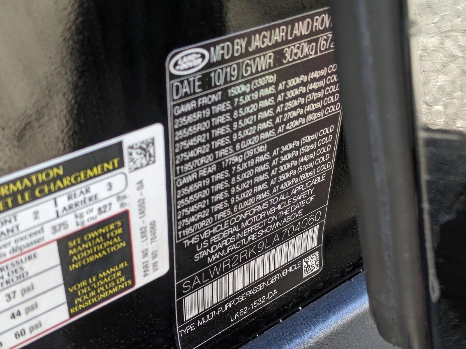 2020 Land Rover Range Rover Sport Vehicle Photo in Bethesda, MD 20852