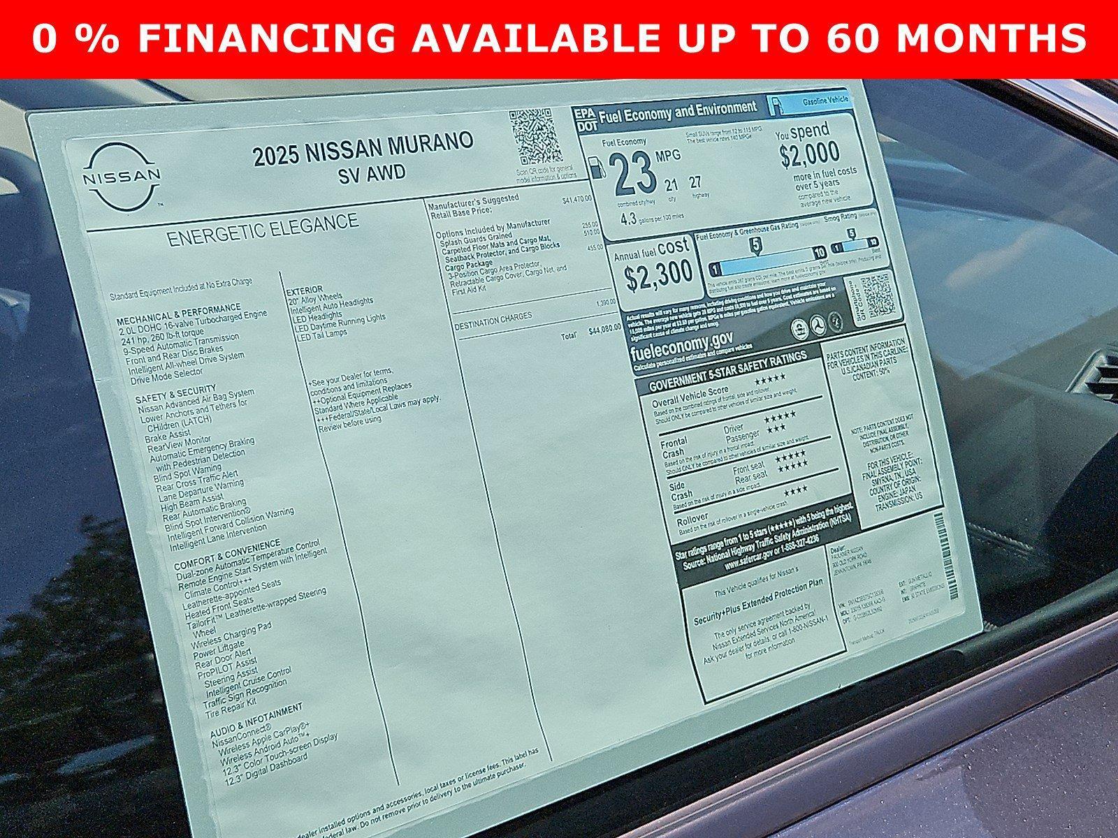 2025 Nissan Murano Vehicle Photo in Jenkintown, PA 19046