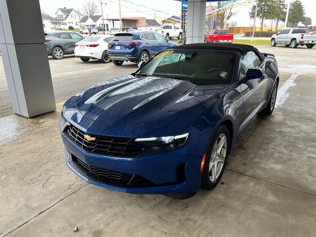 Used 2023 Chevrolet Camaro 1LT with VIN 1G1FB3DS3P0145716 for sale in Ossian, IN