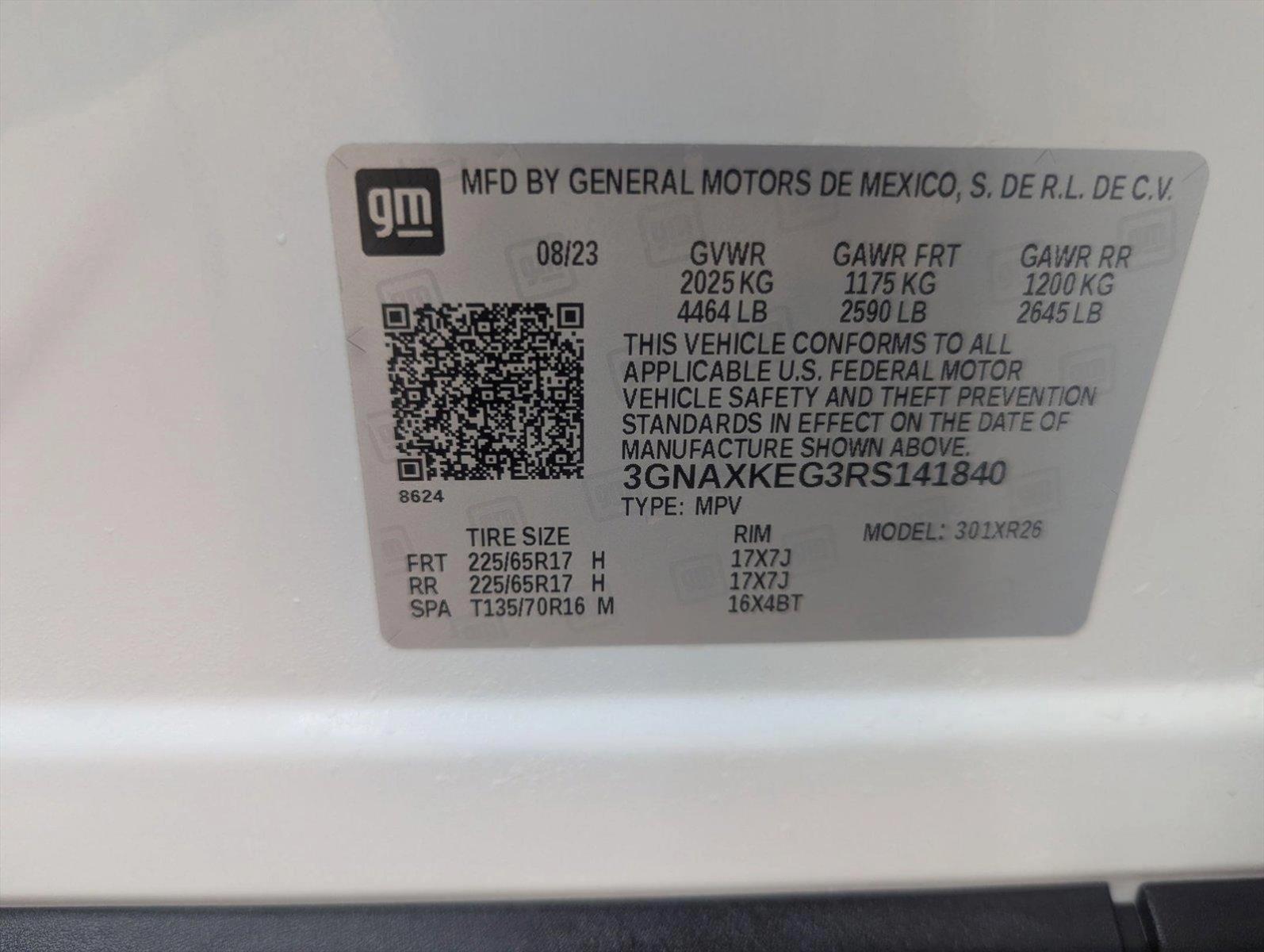 2024 Chevrolet Equinox Vehicle Photo in CORPUS CHRISTI, TX 78412-4902