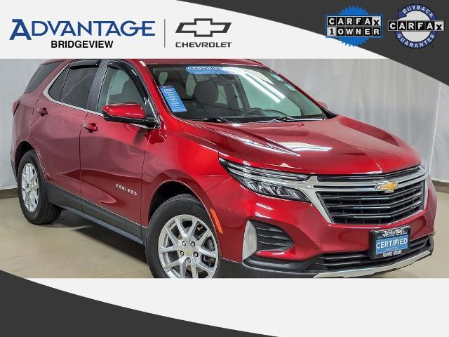 Certified 2022 Chevrolet Equinox LT with VIN 2GNAXKEVXN6119566 for sale in Bridgeview, IL