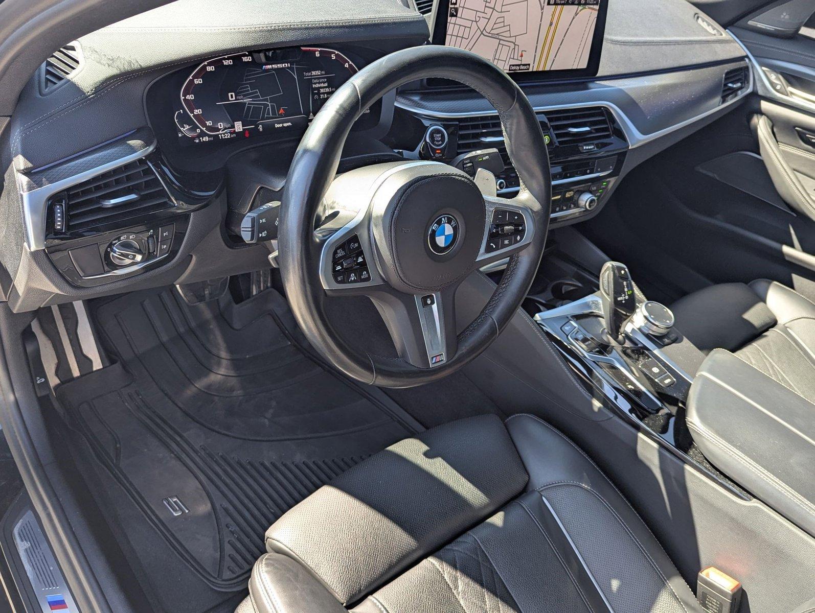 2022 BMW M550i xDrive Vehicle Photo in Delray Beach, FL 33444