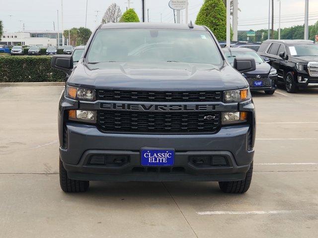 Used 2021 Chevrolet Silverado 1500 Custom with VIN 1GCPWBEK9MZ439458 for sale in Houston, TX