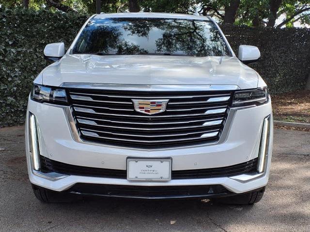 Used 2023 Cadillac Escalade ESV Premium Luxury Platinum with VIN 1GYS3MKL4PR115442 for sale in Dallas, TX