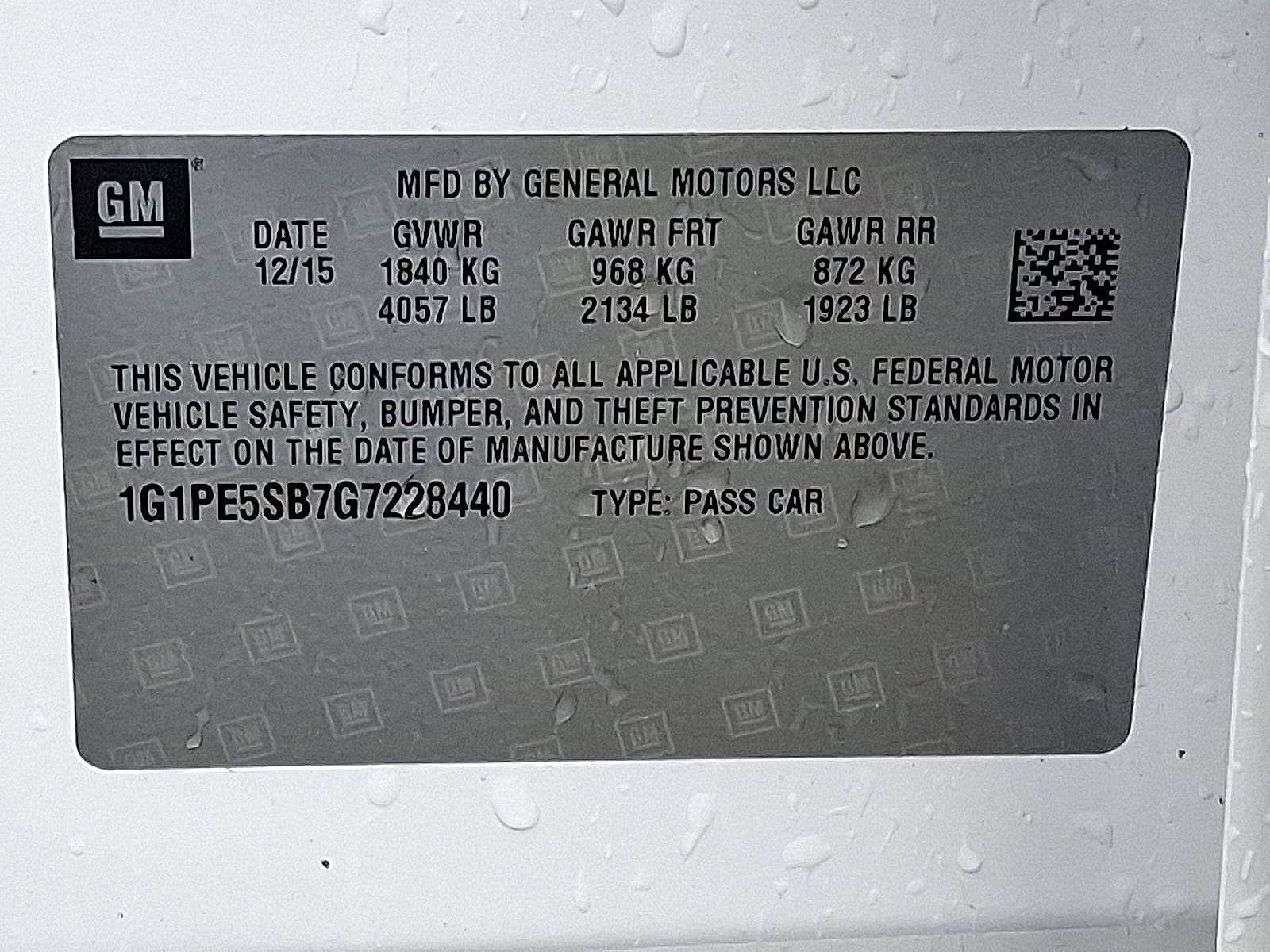 2016 Chevrolet Cruze Limited Vehicle Photo in BETHLEHEM, PA 18017