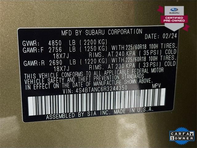 2024 Subaru Outback Vehicle Photo in Puyallup, WA 98371