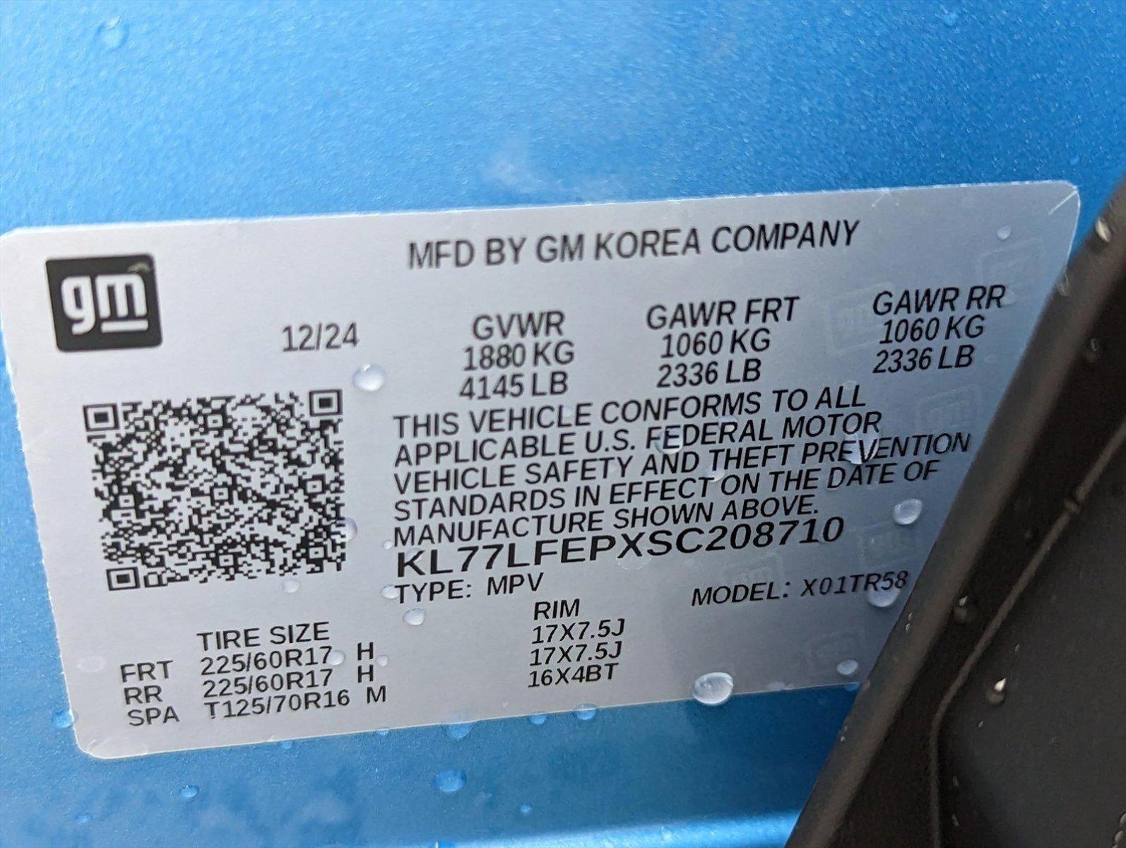 2025 Chevrolet Trax Vehicle Photo in SPOKANE, WA 99212-2978