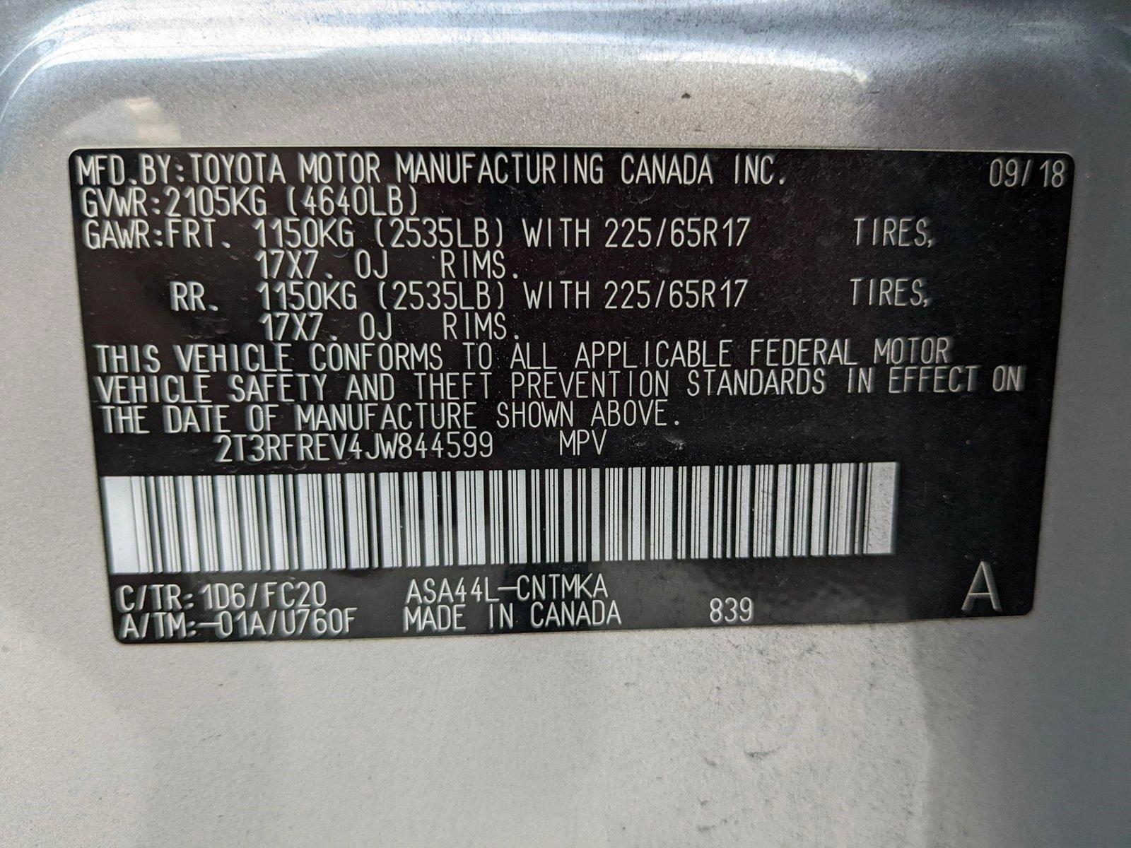 2018 Toyota RAV4 Vehicle Photo in Davie, FL 33331