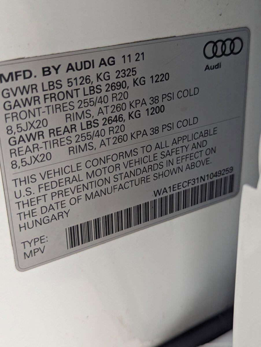 2022 Audi Q3 Vehicle Photo in ORLANDO, FL 32812-3021