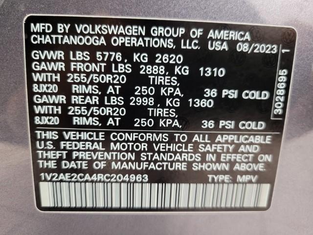 2024 Volkswagen Atlas Cross Sport Vehicle Photo in Oshkosh, WI 54904