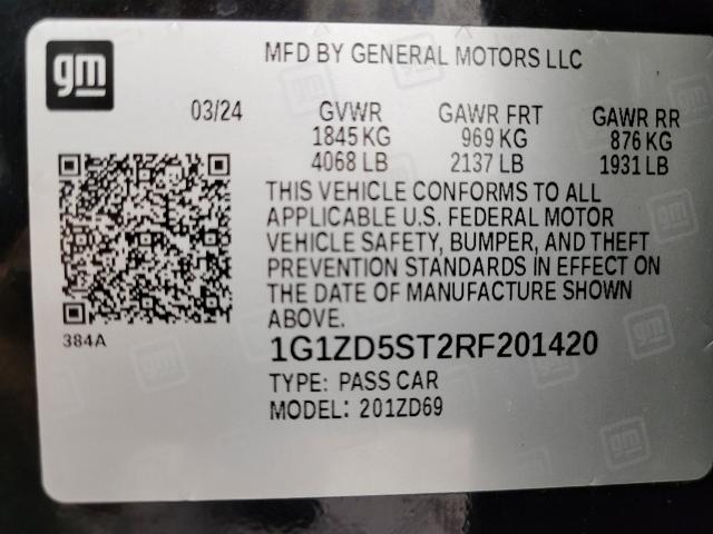 2024 Chevrolet Malibu Vehicle Photo in MADISON, WI 53713-3220
