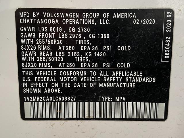 2020 Volkswagen Atlas Vehicle Photo in Appleton, WI 54913
