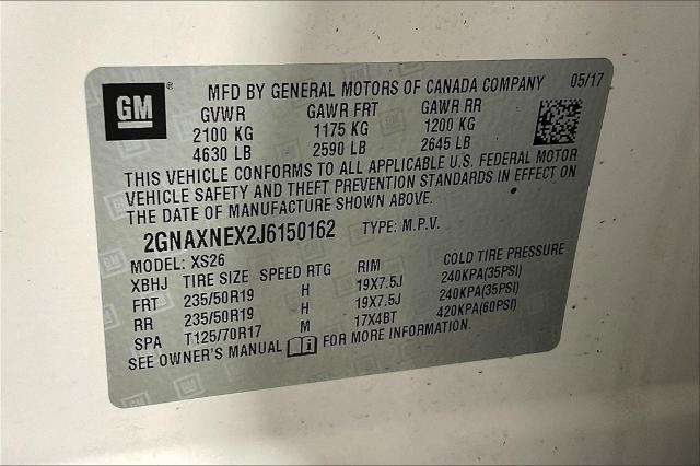 2018 Chevrolet Equinox Vehicle Photo in Tulsa, OK 74129