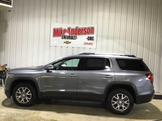 Used 2022 GMC Acadia SLT with VIN 1GKKNUL49NZ132035 for sale in Logansport, IN