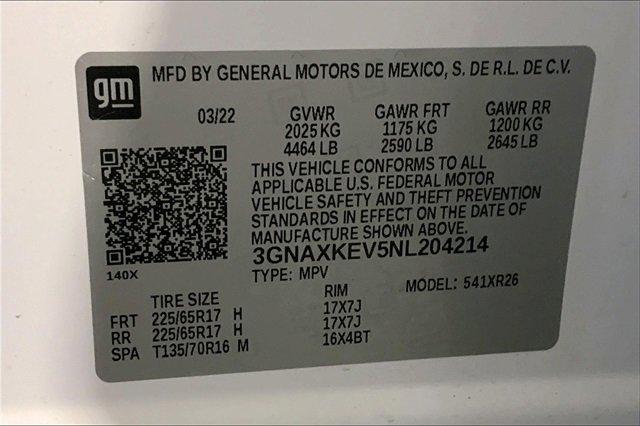 2022 Chevrolet Equinox Vehicle Photo in KANSAS CITY, MO 64114-4502