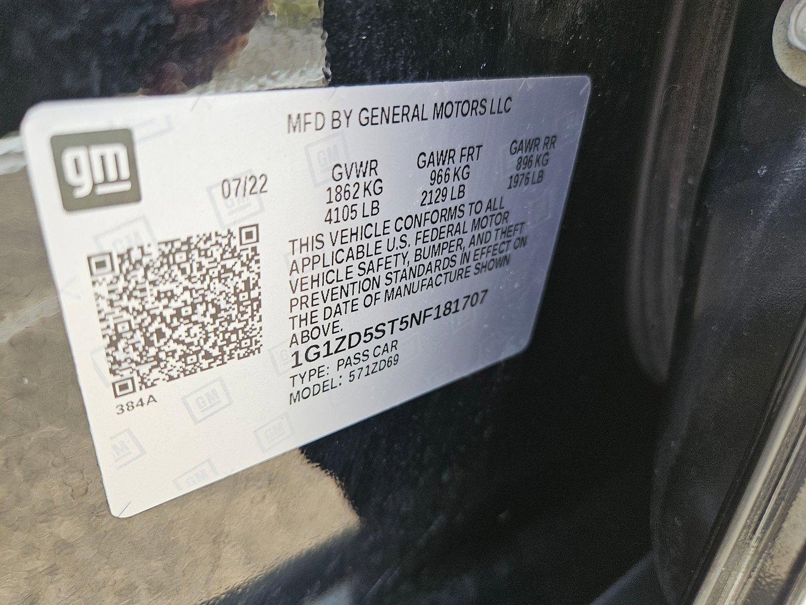 2022 Chevrolet Malibu Vehicle Photo in CORPUS CHRISTI, TX 78416-1100