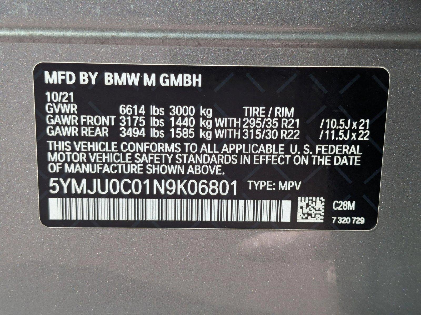 2022 BMW X5 M Vehicle Photo in Spokane Valley, WA 99212