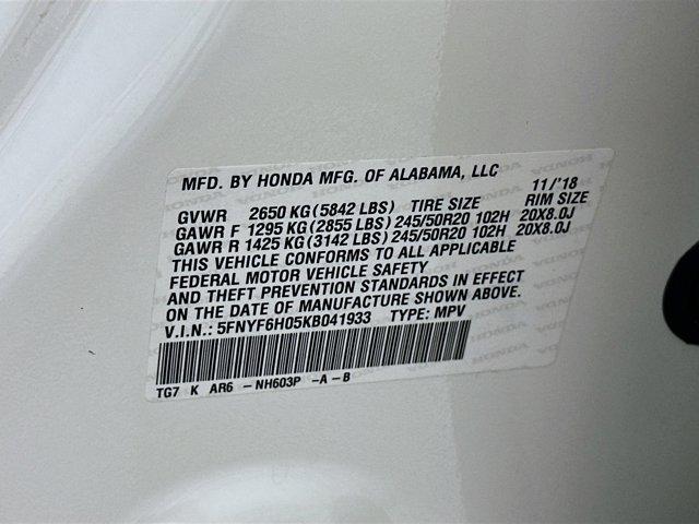 2019 Honda Pilot Vehicle Photo in Doylsetown, PA 18901
