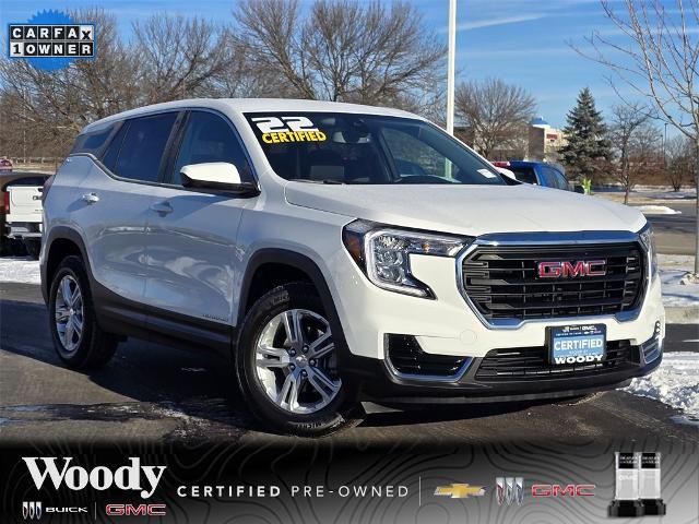 Certified 2022 GMC Terrain SLE with VIN 3GKALMEV4NL190083 for sale in Naperville, IL