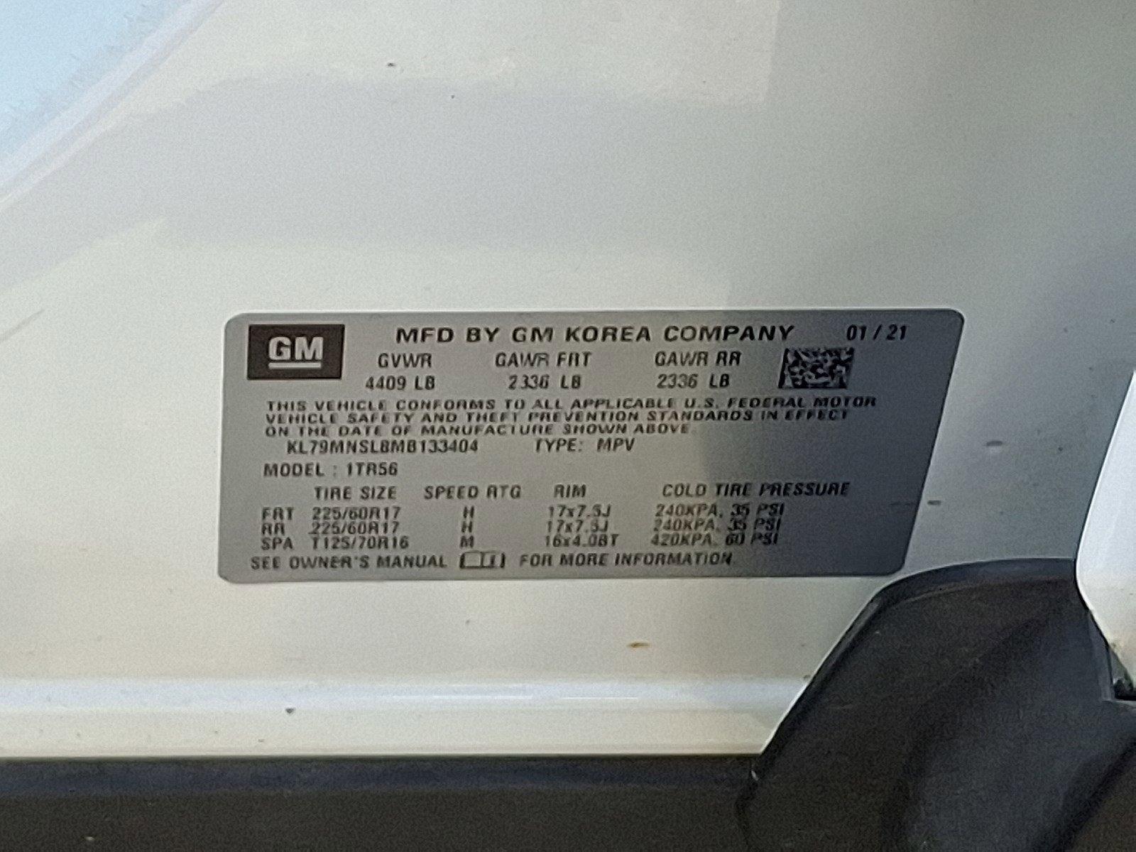 2021 Chevrolet Trailblazer Vehicle Photo in Harrisburg, PA 17111