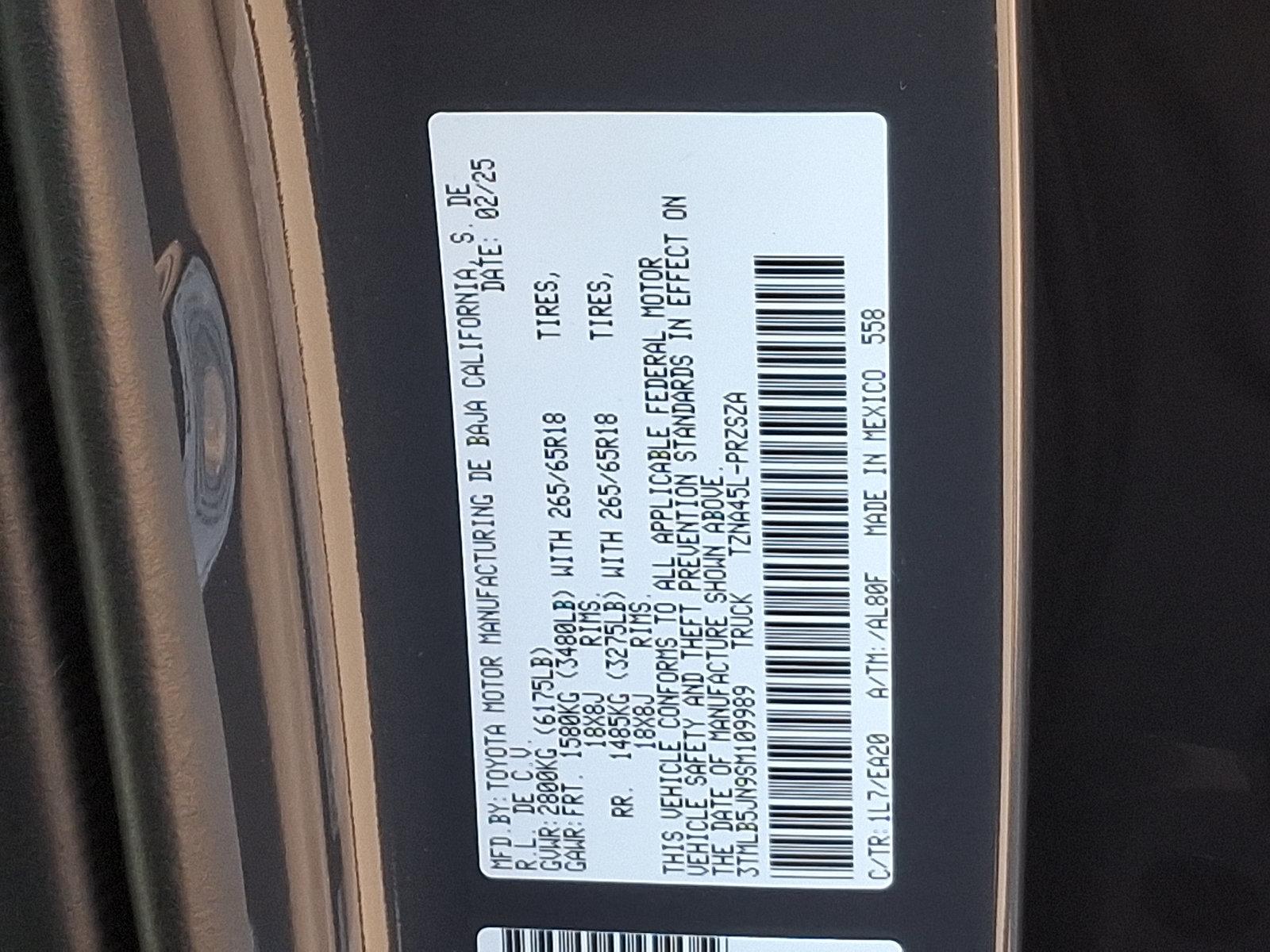 2025 Toyota Tacoma 4WD Vehicle Photo in Trevose, PA 19053