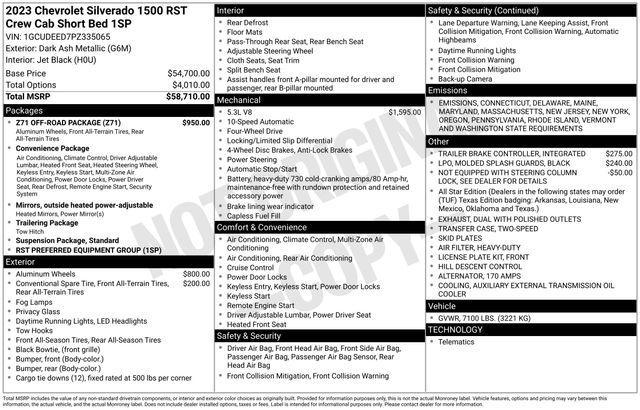 2023 Chevrolet Silverado 1500 Vehicle Photo in DANBURY, CT 06810-5034