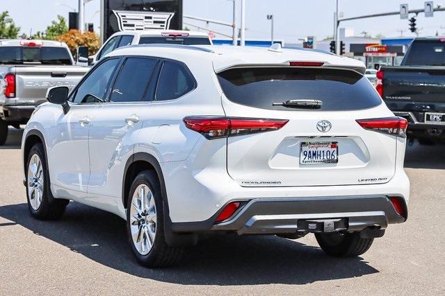 Used 2022 Toyota Highlander Limited with VIN 5TDDZRBH7NS571620 for sale in Sacramento, CA