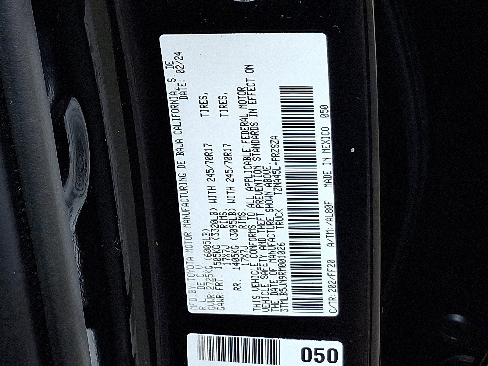 2024 Toyota Tacoma 4WD Vehicle Photo in Trevose, PA 19053