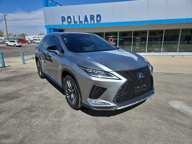 Used 2022 Lexus RX Hybrid 450h F SPORT with VIN 2T2YGMDA7NC081287 for sale in Big Spring, TX