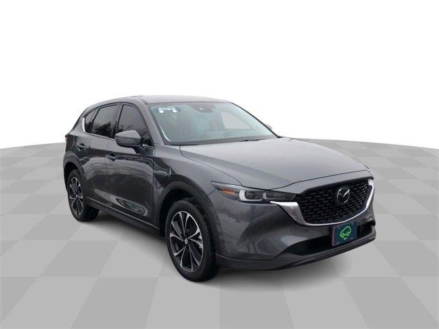 Used 2022 Mazda CX-5 S Premium package with VIN JM3KFBDM1N1594932 for sale in Hermantown, Minnesota