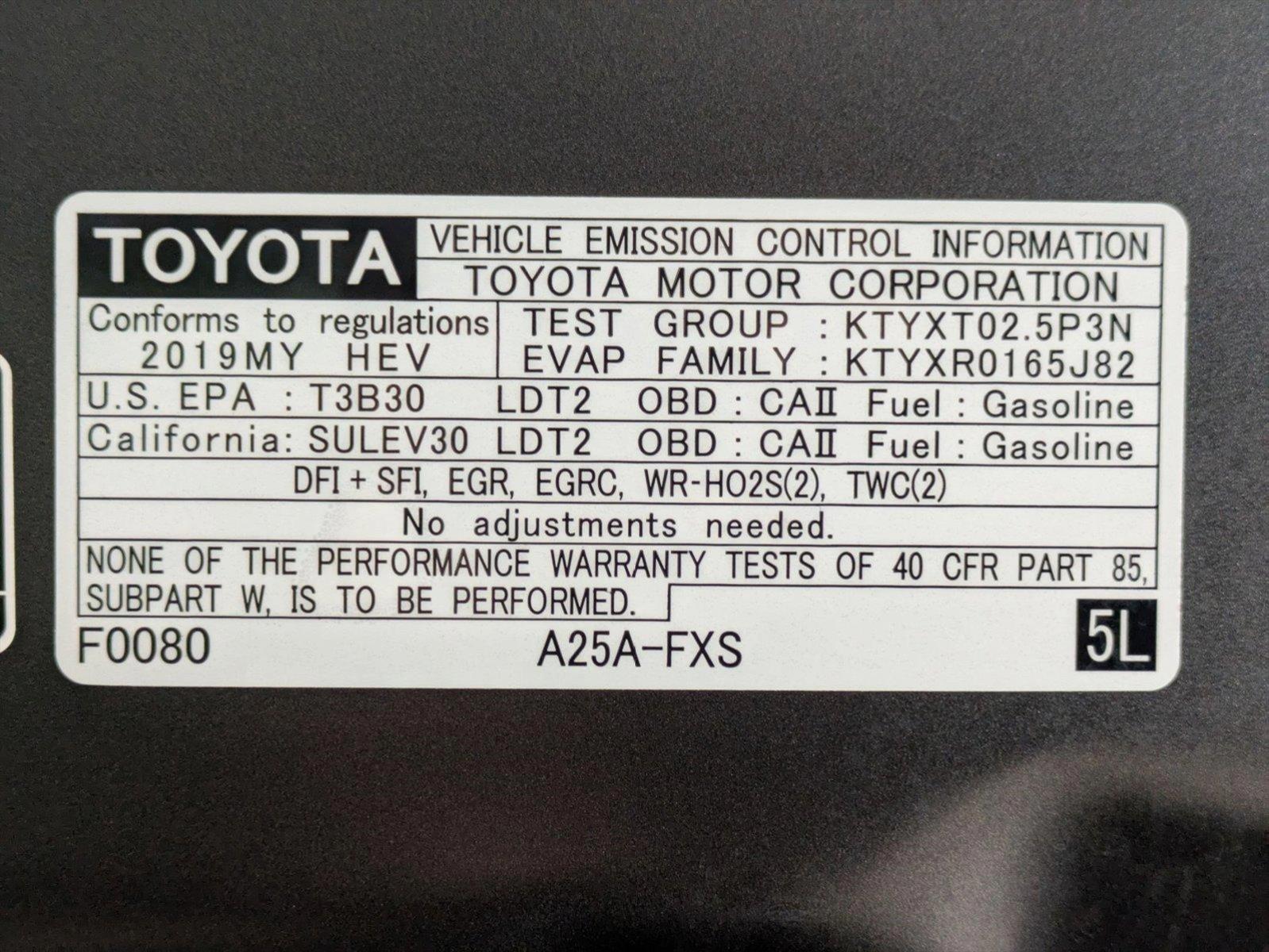 2019 Toyota RAV4 Vehicle Photo in Tustin, CA 92782