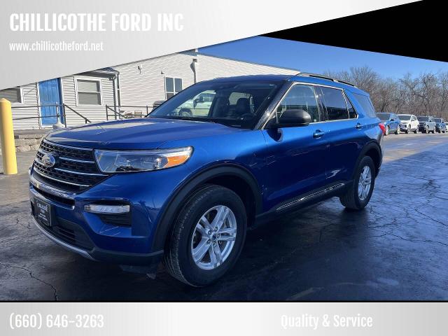 Used 2023 Ford Explorer XLT with VIN 1FMSK8DH4PGA07032 for sale in Kansas City