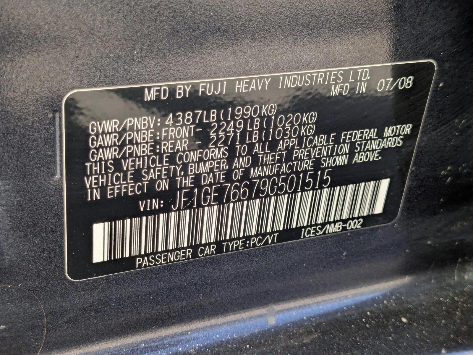2009 Subaru Impreza Sedan WRX Vehicle Photo in Spokane Valley, WA 99212