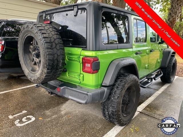 Used 2020 Jeep Wrangler Unlimited Sport S with VIN 1C4HJXDG6LW107426 for sale in Titusville, FL