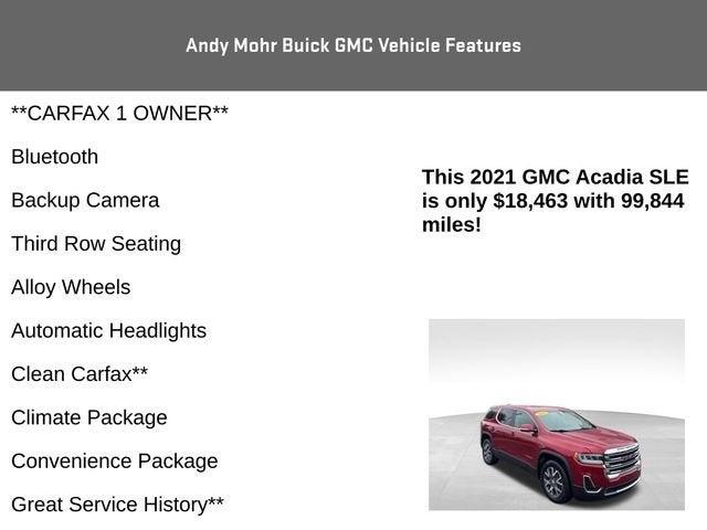 2021 GMC Acadia Vehicle Photo in Fishers, IN 46038